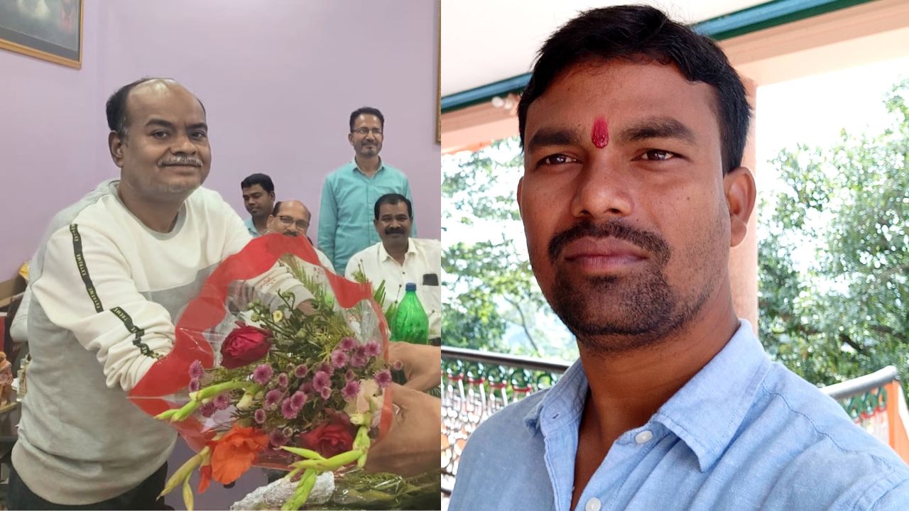 Sahibganj: Sanjay Goswami congratulated two senior JMM leaders on being made party spokespersons