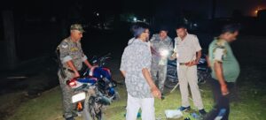 Night patrolling campaign intensified in Sahibganj, police strict on illegal liquor and criminal activities