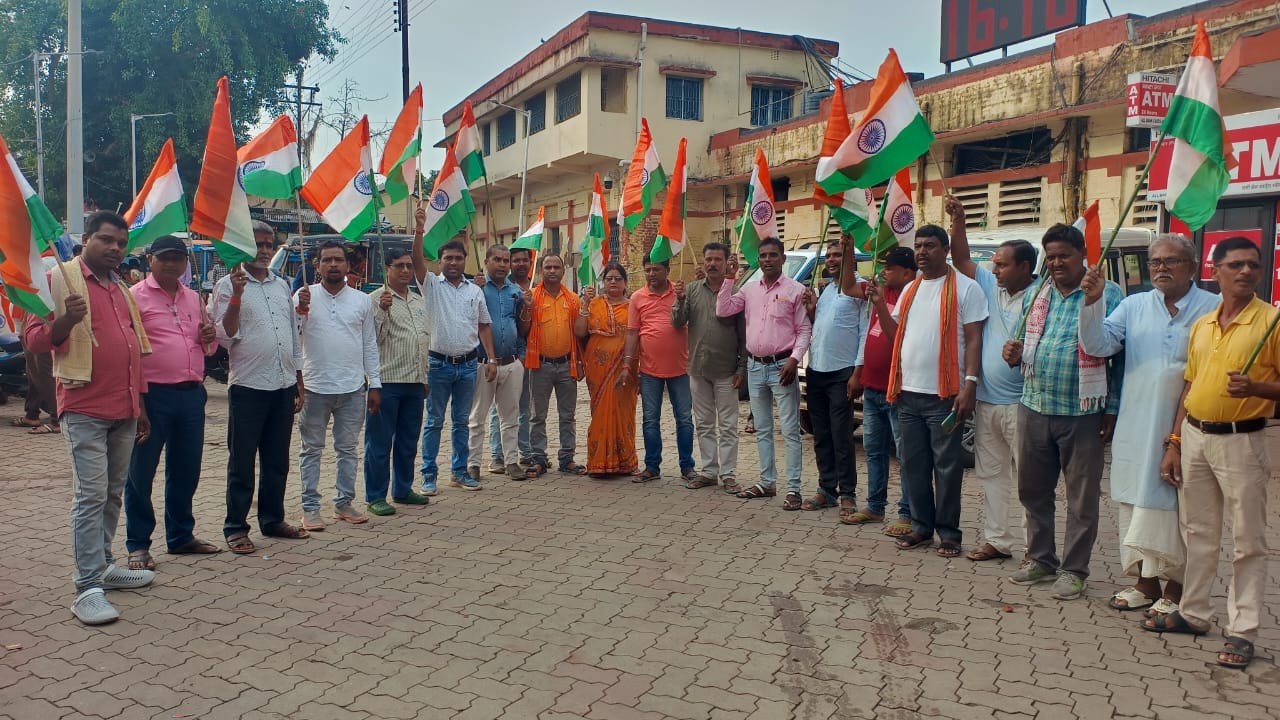 BJP workers took out a Tiranga Yatra in honour of the Indian Army on the success of Operation Sindoor