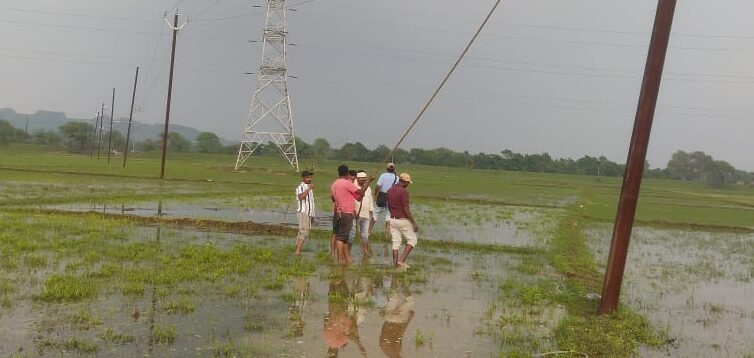 Barharwa: Department busy in restoring electricity after strong storm, uninterrupted power supply will be restored by this evening