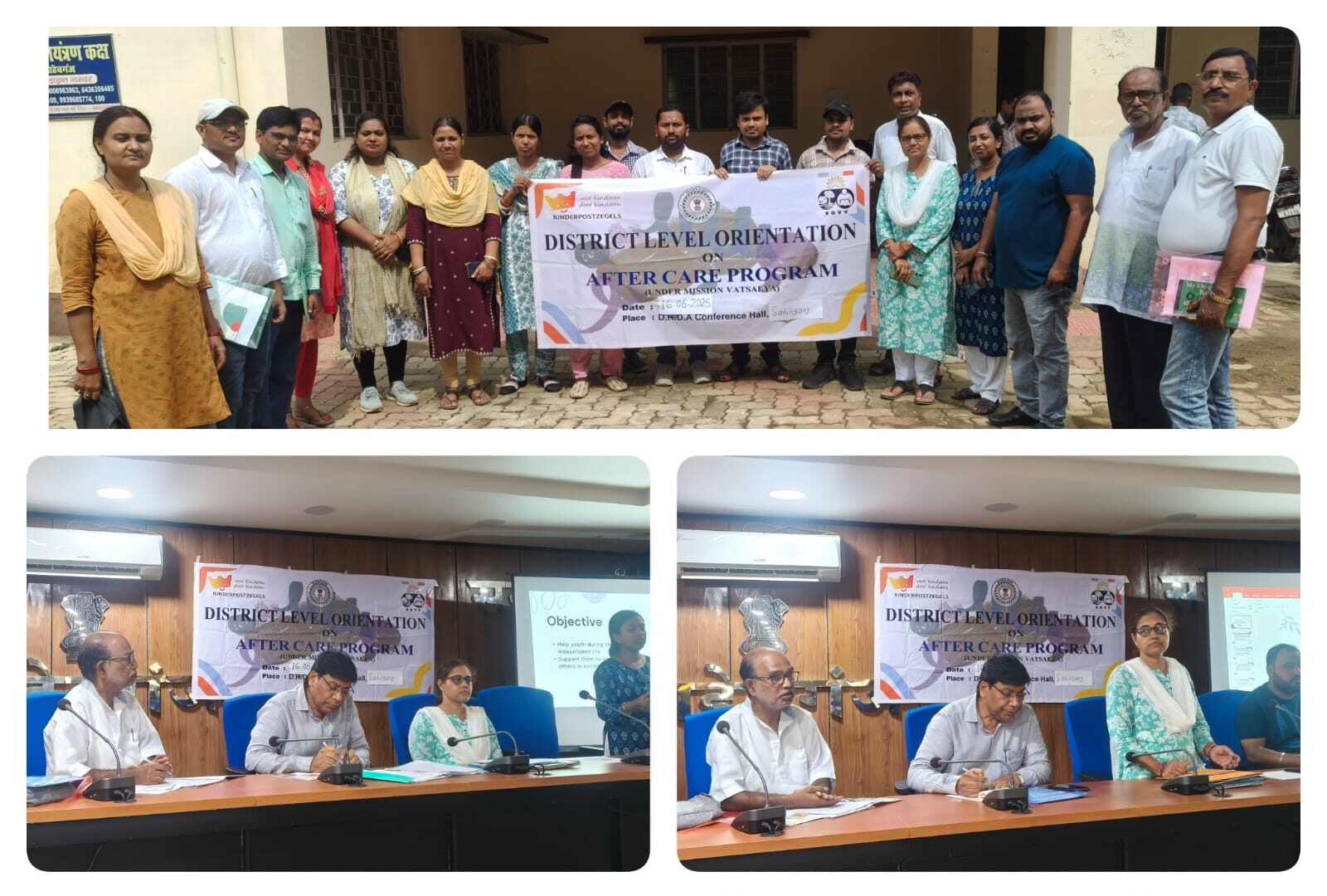 One day orientation workshop on After Care Guidelines 2023 organized at Sahibganj