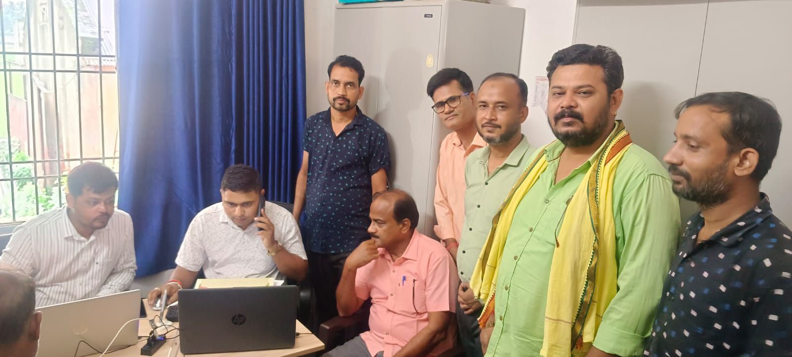 On the initiative of MLA Nisat Alam, a special camp of the Transport Department was organized in Barharwa, crowd gathered