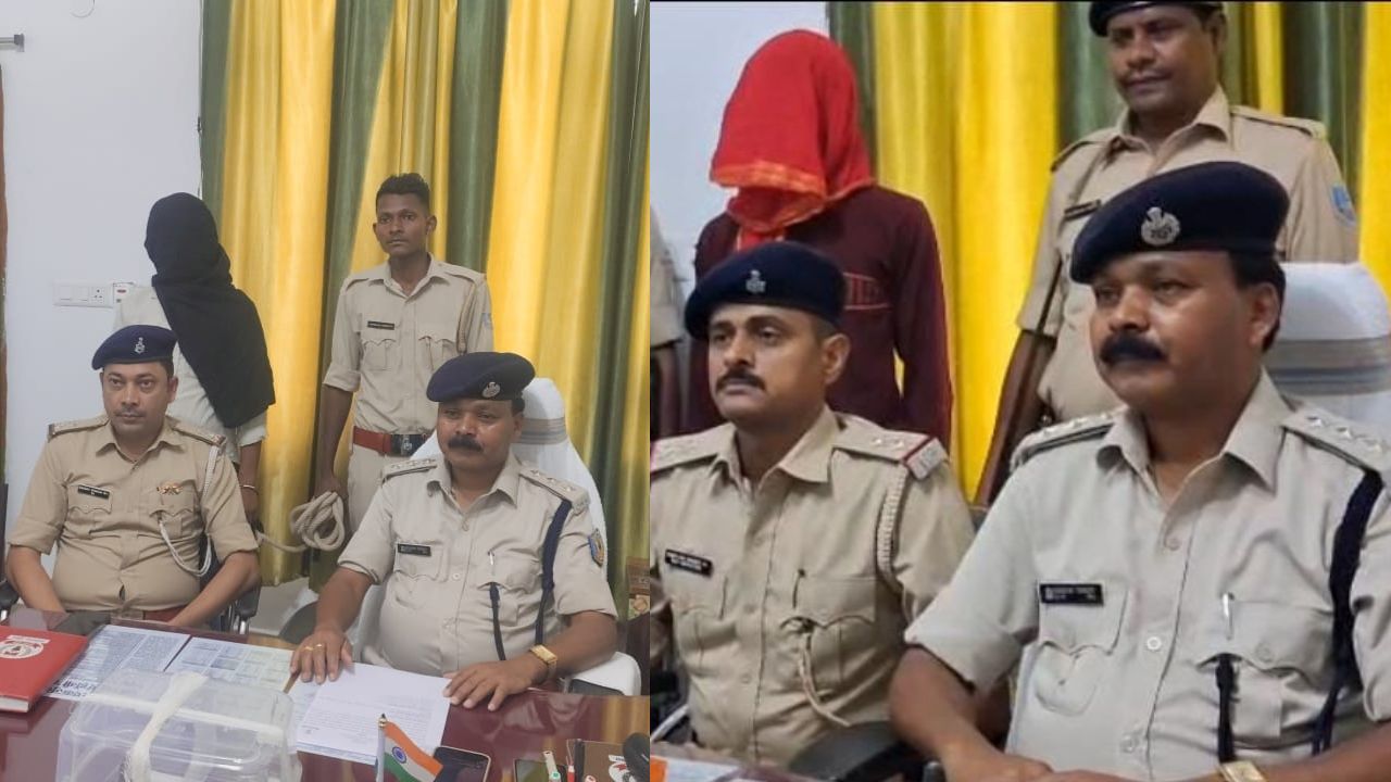 Sahibganj: Two youths arrested with illegal weapons, Mufassil and Jirawadi police got success