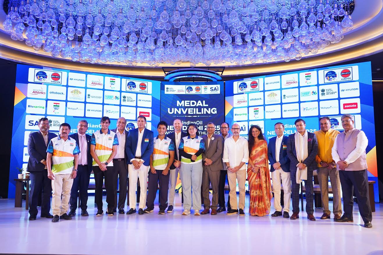 India unveils medals for the Indian Oil New Delhi 2025 World Para Athletics Championships