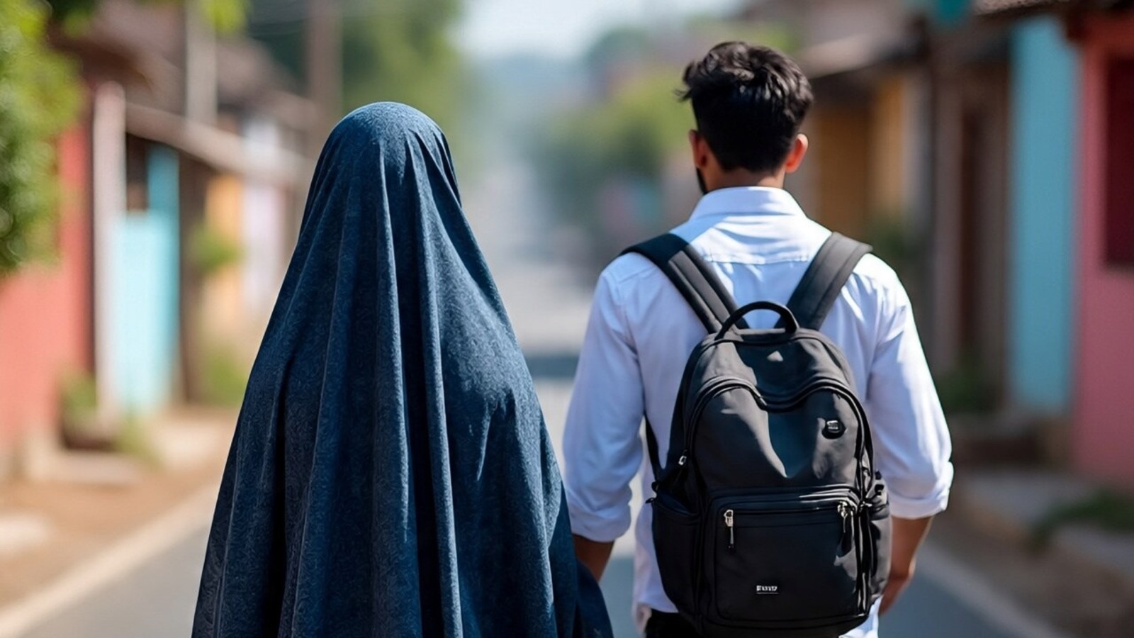 Sahibganj: A Muslim youth was taking a minor girl to Bengal wearing a burqa, there was a conspiracy to convert and marry her, Barharwa RPF caught him.