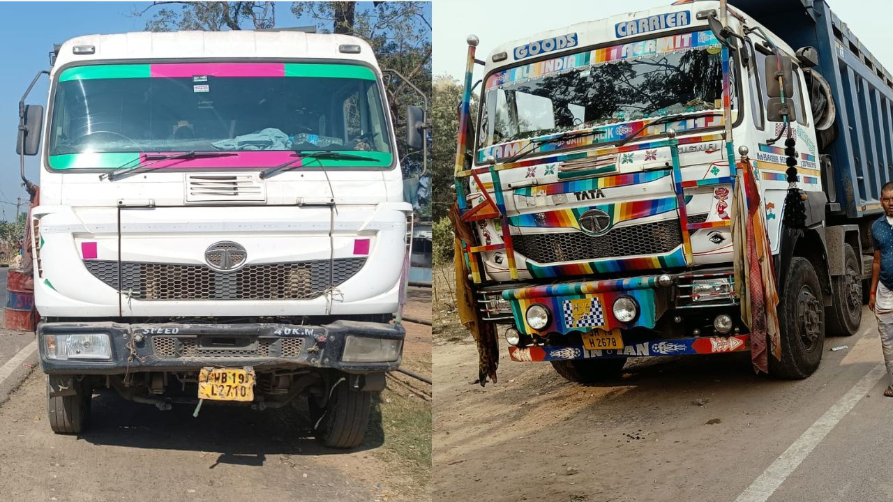 Sahibganj: Questions raised about the Transport Department's action on the Barharwa-Farakka road! Does the department's action not work against the stone mafia?