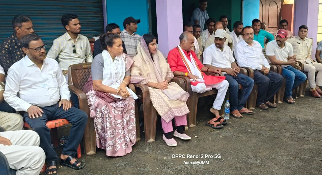 Sahibganj: JMM Central Secretary Pankaj Mishra Arrives in Barhait; Emphasizes Accelerating Development Works