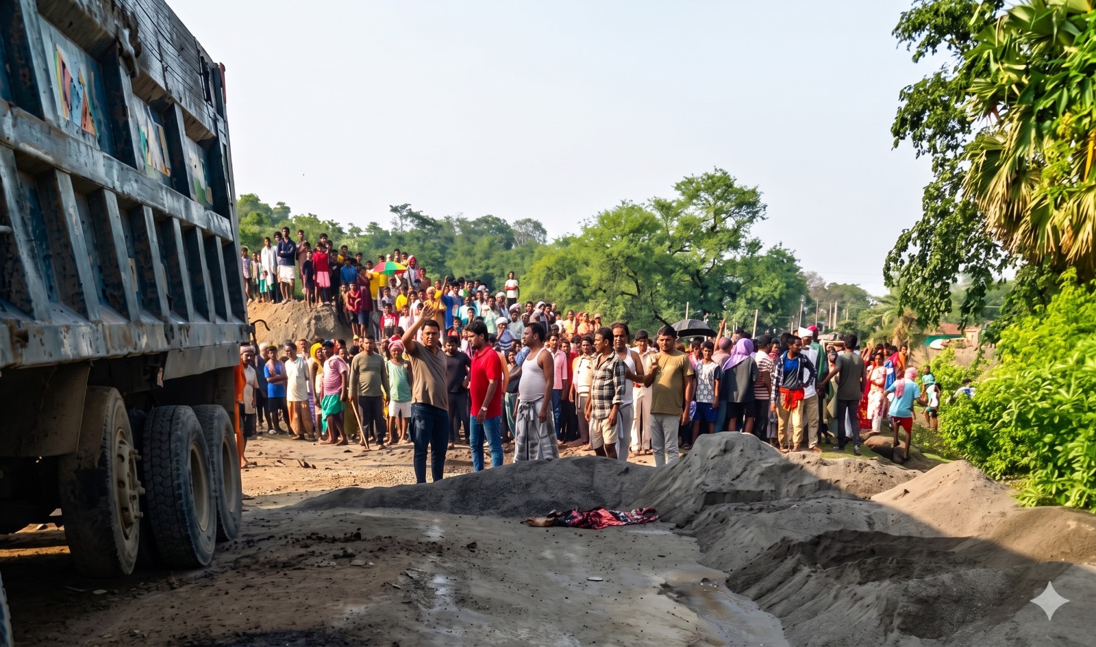 Sahibganj: रांगा में दर्दनाक हादसा, हाइवा पलटने से दबकर 16 वर्षीय खलासी की मौत