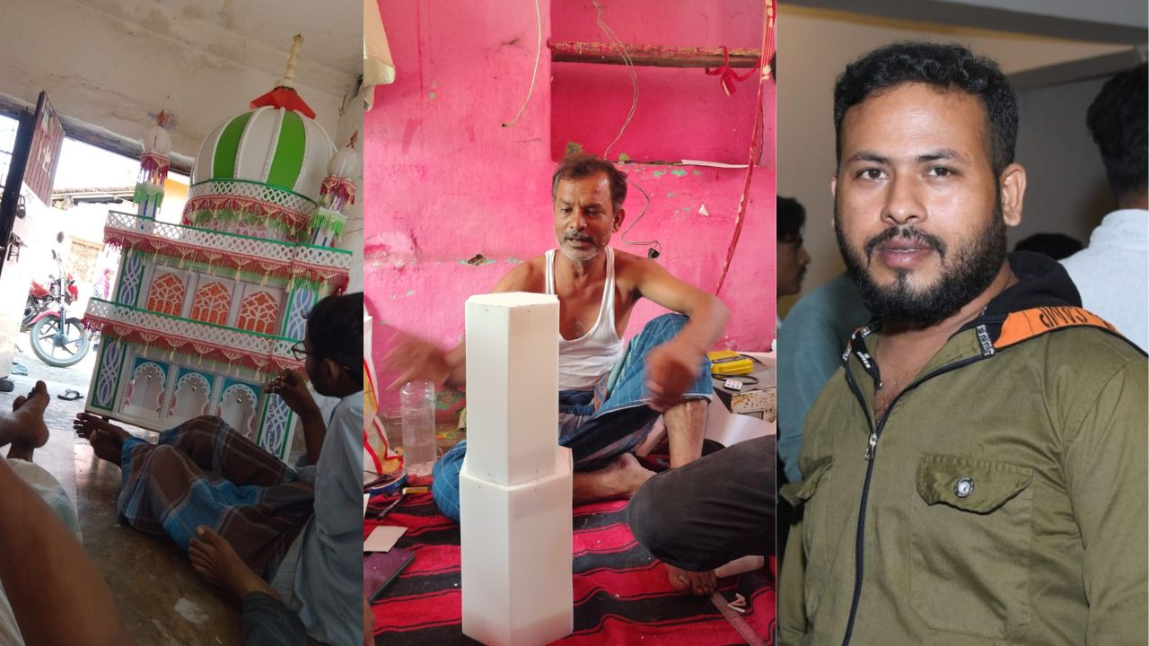 Enthusiasm for Muharram rises in Sahibganj; a race to decorate Tazias ensues; Shakeel Mistri says the Tazia will be more beautiful than ever this time.
