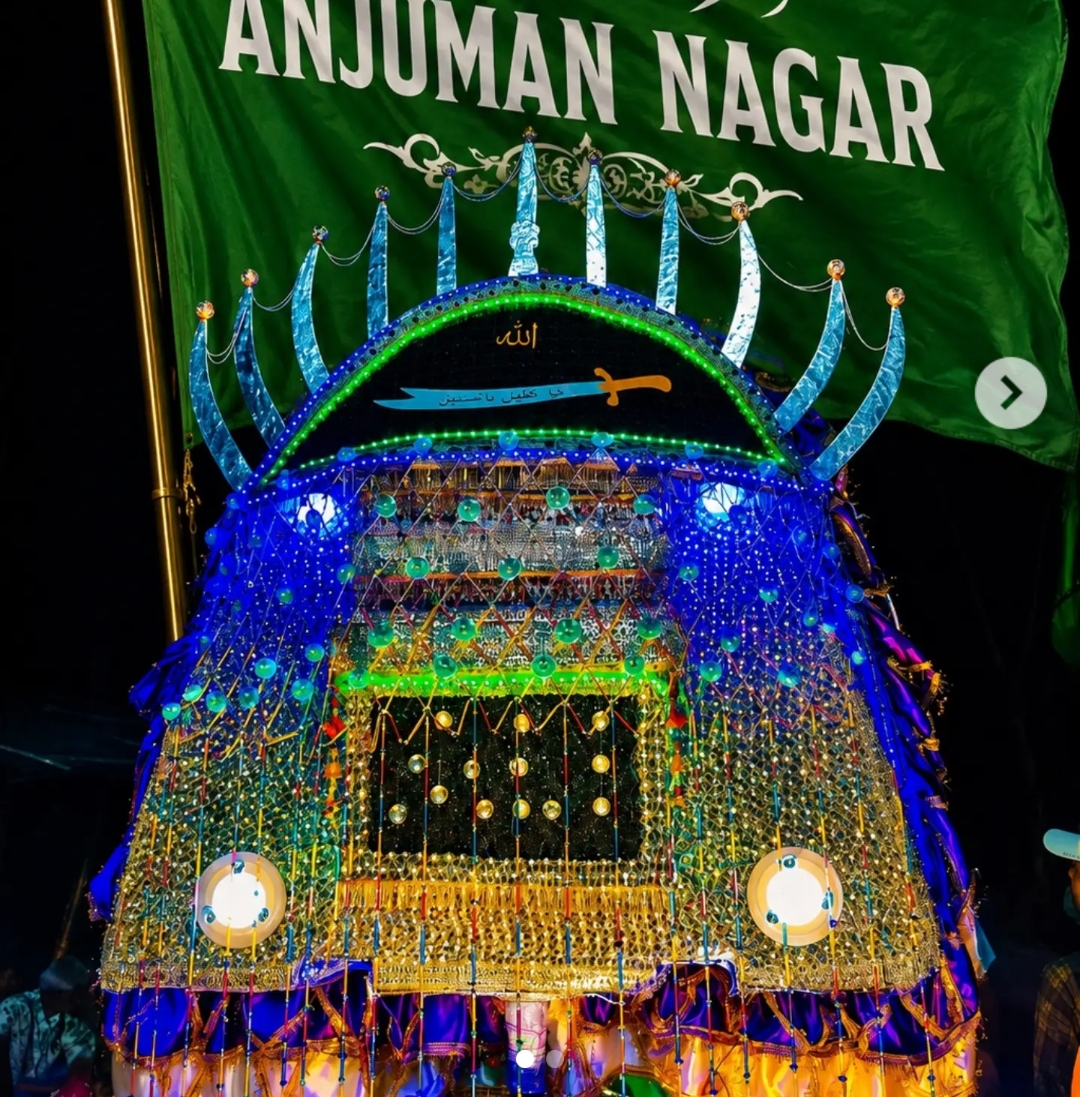 Tazia and Akhara processions took place in Sahibganj on Muharram, with traditional stick-play and stunts captivating the audience.